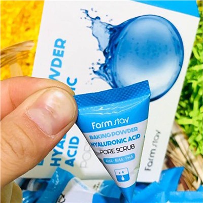 Скраб для лица FarmStay Baking Powder Hyaluronic Acid Pore Scrub Набор 25 шт