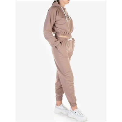 Y276 BROWN Спортивный костюм женский (100% хлопок)