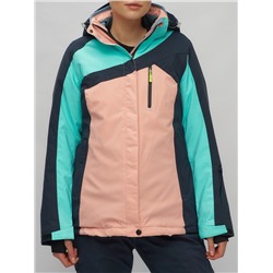 Горнолыжный костюм женский бирюзового цвета 02011Br