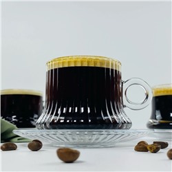 200-150 Кофейный набор 12пр. 190мл в под.уп.(х8)Стекло