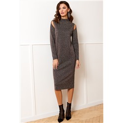 Платье Gizart 5169 серо-коричневый