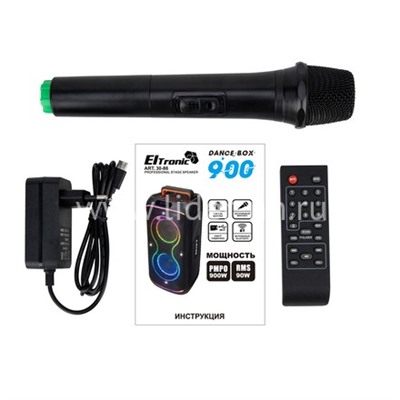 Колонка 06" (30-86 DANCE BOX 900) динамик 2шт/6.5" ELTRONIC с TWS