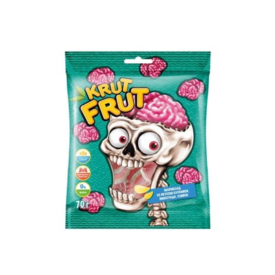 «KrutFrut», мармелад жевательный «Мозг», 70 г