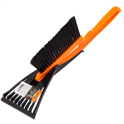 Щетка-сметка для снега со скребком, 400 мм Sparta