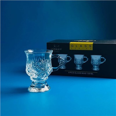 588-624 Набор из 6 стаканов 130мл в под.уп.(х12)Стекло