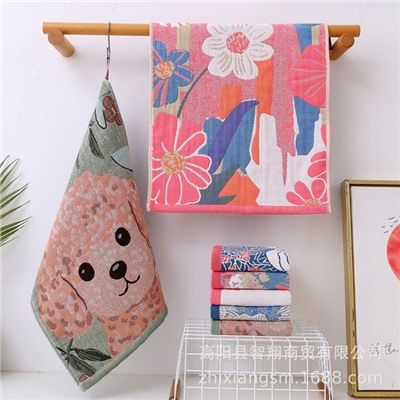 Gauze cotton scarf, soft wet wipes for face washing, children's towel