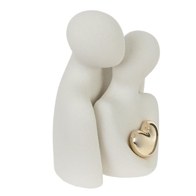 Набор из 2-х фигурок декоративных "Влюбленная пара", L6 W5 H8,5 см
