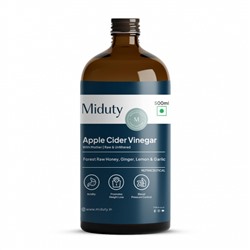 Яблочный уксус (500 мл), Apple Cider Vinegar, произв. Miduty