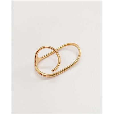 Стильное кольцо на два пальца