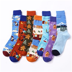 Haichin Tide, brand trend socks, mid-length, European style
