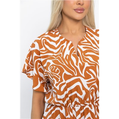 Платье Кристи (рыжее) П13869-35М