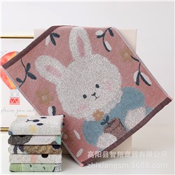 Japanese retro towel, handkerchief, with embroidery