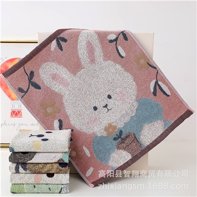 Japanese retro towel, handkerchief, with embroidery