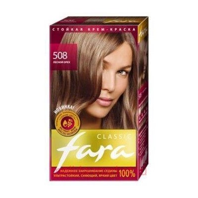 РК Fara Classic Краска для волос тон 508 лесной орех