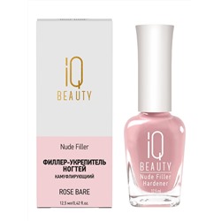 IQ Beauty Филлер-укрепитель с камуфлирующим эффектом / Nude Filler 02 Rose Bare, глянцевый финиш, 12,5 мл