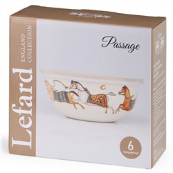 НАБОР МИСОК LEFARD ЭМАЛИРОВАН. С ПЛАСТИК.КРЫШКАМИ, СЕРИЯ PASSAGE, 6ПР. 14/16/18СМ, 0,6/0,9/1,3Л