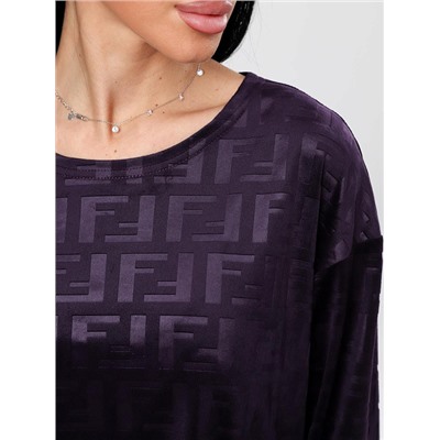 Костюм Чарлот жаккард сливовый ИвК