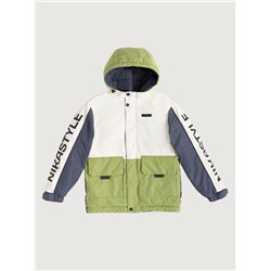 Куртка утеплённая для мальчика NIKASTYLE 4м4325 Кешью лайм Nikastyle