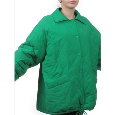 H24-213 GREEN Куртка демисезонная женская (100 гр. синтепон)