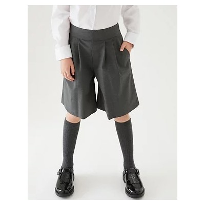 Girls' Pleat Front School Culottes (2-18 Yrs)