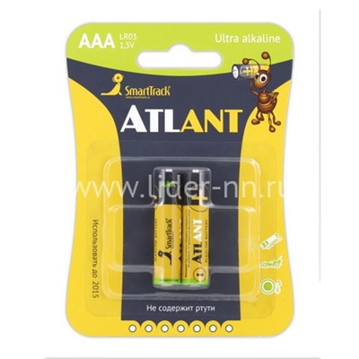 Батарейка алкалиновая Smartbuy LR03/2B