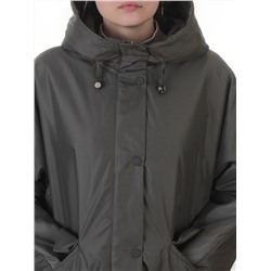 8020  GREY/GREEN Куртка демисезонная женская (100 гр. холлофайбер)