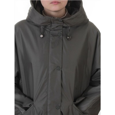 8020  GREY/GREEN Куртка демисезонная женская (100 гр. холлофайбер)