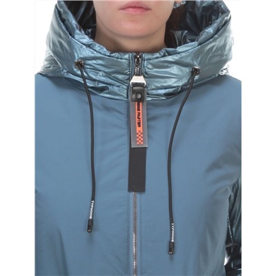 BM-926 GRAY/BLUE Куртка демисезонная женская АЛИСА (100 гр. синтепон)