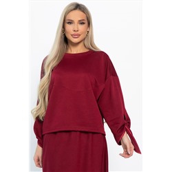 Джемпер с завязками Твист (бордовый) Б14867-10М