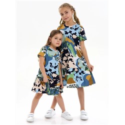 Детское платье "Лето" / Цветы камуфляж
