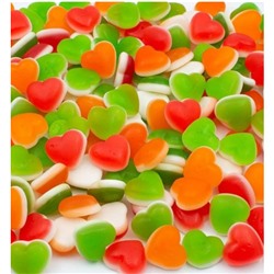 Мармелад жевательный Сердечки фруктовые 100 гр /GUMMI CANDY