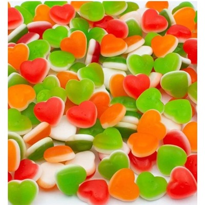 Мармелад жевательный Сердечки фруктовые 100 гр /GUMMI CANDY