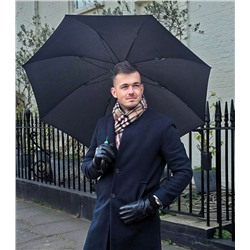 G844-01 Black (Черный) Зонт мужской трость автомат Fulton
