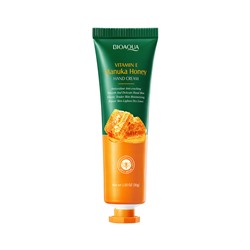 Крем для рук с экстрактом меда Мануки и витамина Е Bioaqua Vitamin E Manuka Honey Hand Cream, 30 гр