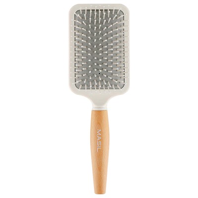Расческа для волос, WOODEN PADDLE BRUSH, MASIL