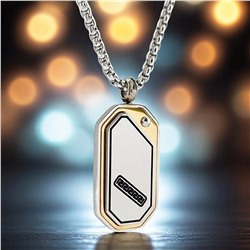 Кулон из стали на цепочке