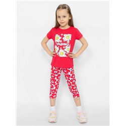Футболка для девочки Cherubino CSKG 63579-25-373 Малиновый