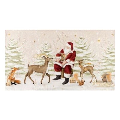 Полотенце Этель Christmas forest, 40×73 см, 100% хлопок, саржа 190 г/м²