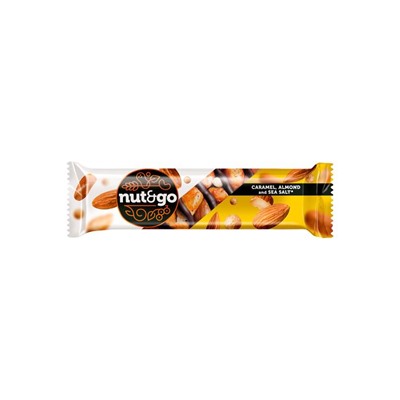 «Nut&Go», батончик миндальный, 34 г (упаковка 18 шт)