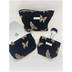 Summer capacious three dimensional cosmetic bag, retro organizer bag, small clutch bag