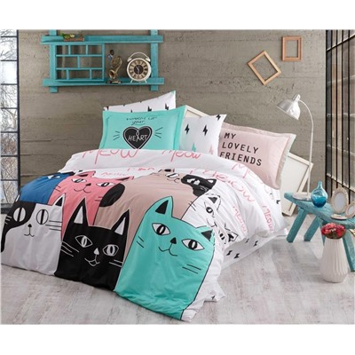 Комплект Постельного Белья ЕВРО 2 сп.  Poplin - Hobby Home Collection