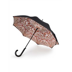 L856-4429 StrawberryThiefIndianRed (Клубничный воришка) Зонт женский трость Morris Co Fulton