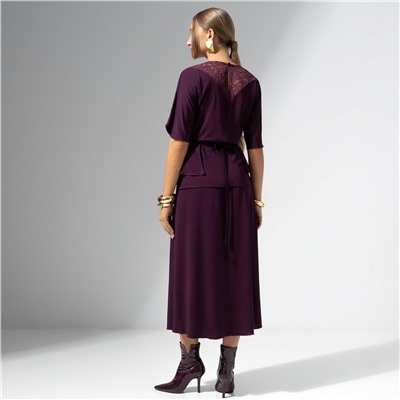 Костюм с юбкой с декоративными завязками на поясе, Ручаюсь за успех (2 в 1, new)