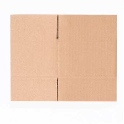 Коробка складная, бурая, для упаковки, хранения и переезда, 24×23×8 см