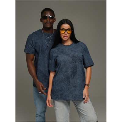 Футболка "Винтаж" синий  Мужская