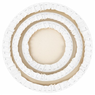 Холсты на подрамнике BRAUBERG ART, 3 шт., круглые 20, 30, 40 см, грунтованные, 380 г/м², 100% хлопок
