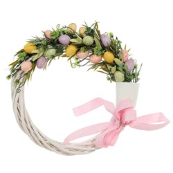 GAEM Изделие декоративное "Венок пасхальный", L32 W7 H33 см