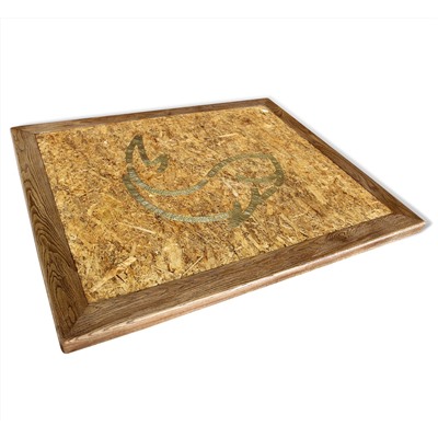 Столешница SHT-TT 100/120 ДУБ/OSB
                        дуб браш.коричневый / янтарный