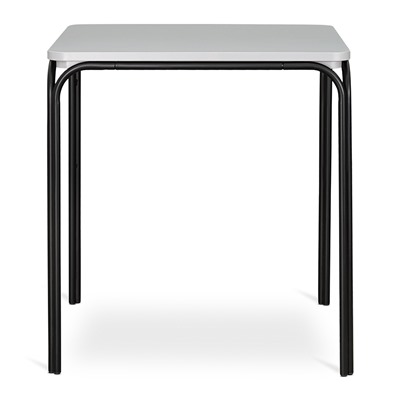 Стол обеденный Ror, 70х70 см, черный/серый