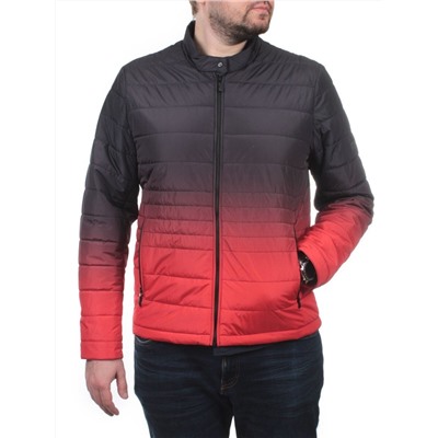 8341L BLACK/RED Куртка мужская демисезонная (100 гр. синтепон)